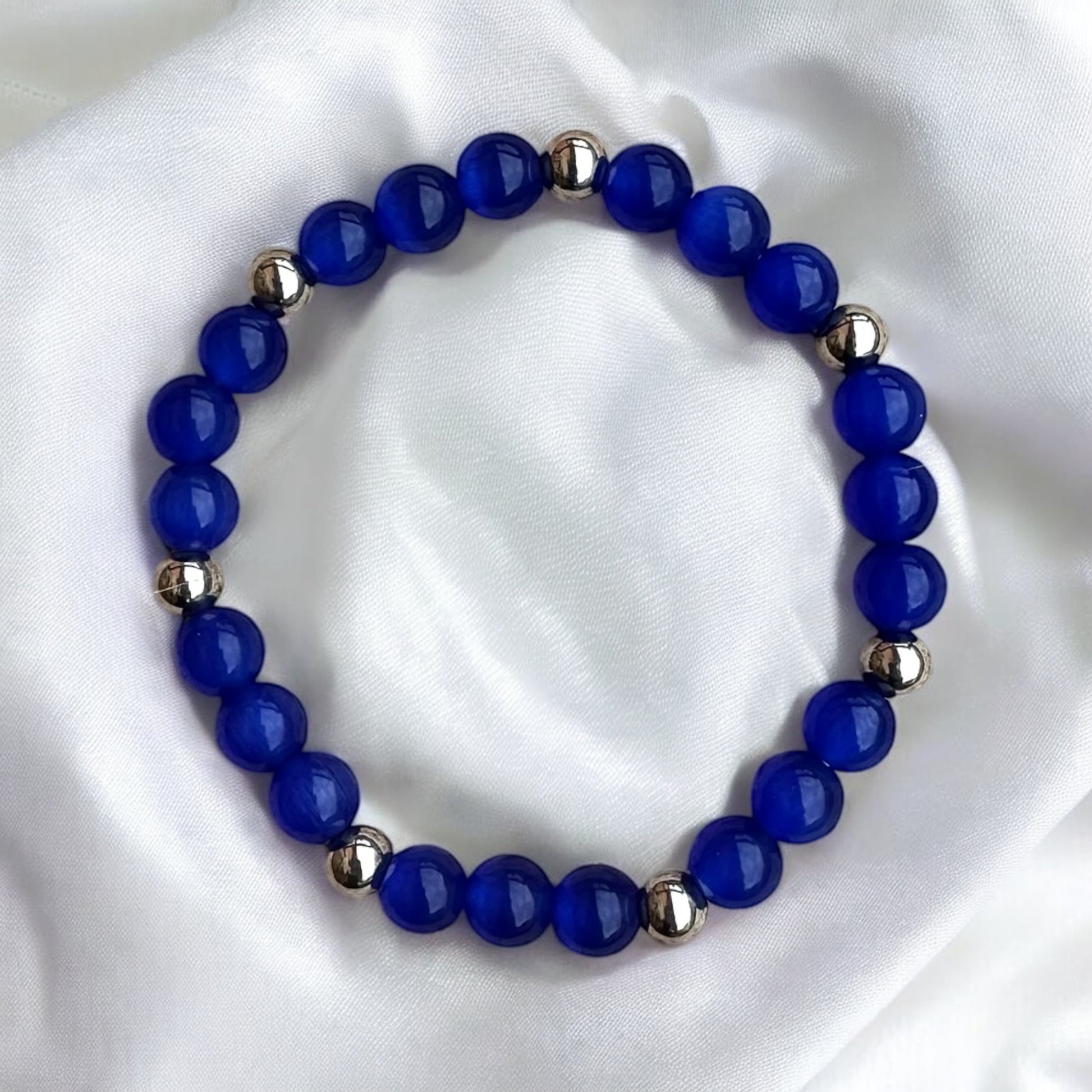 Blue Cat Eye Bracelet