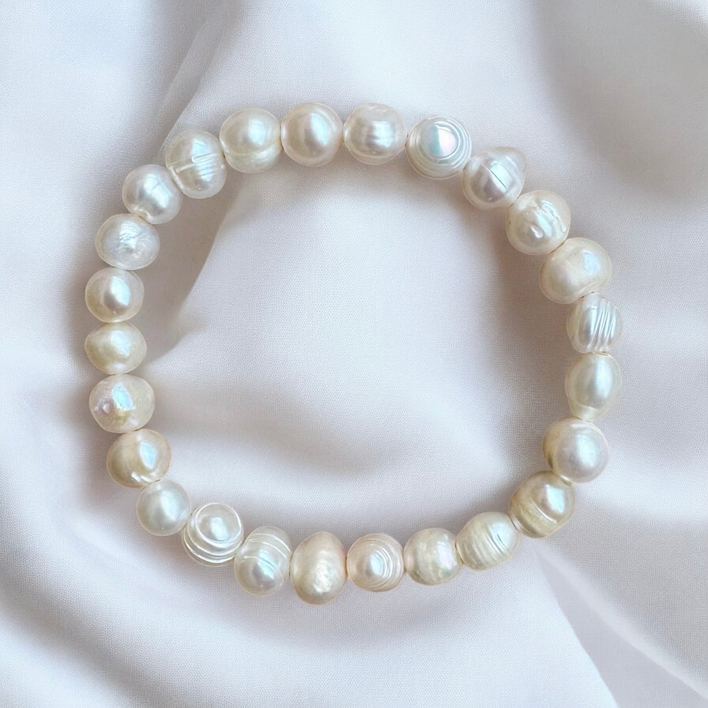 White Pearls Bracelet