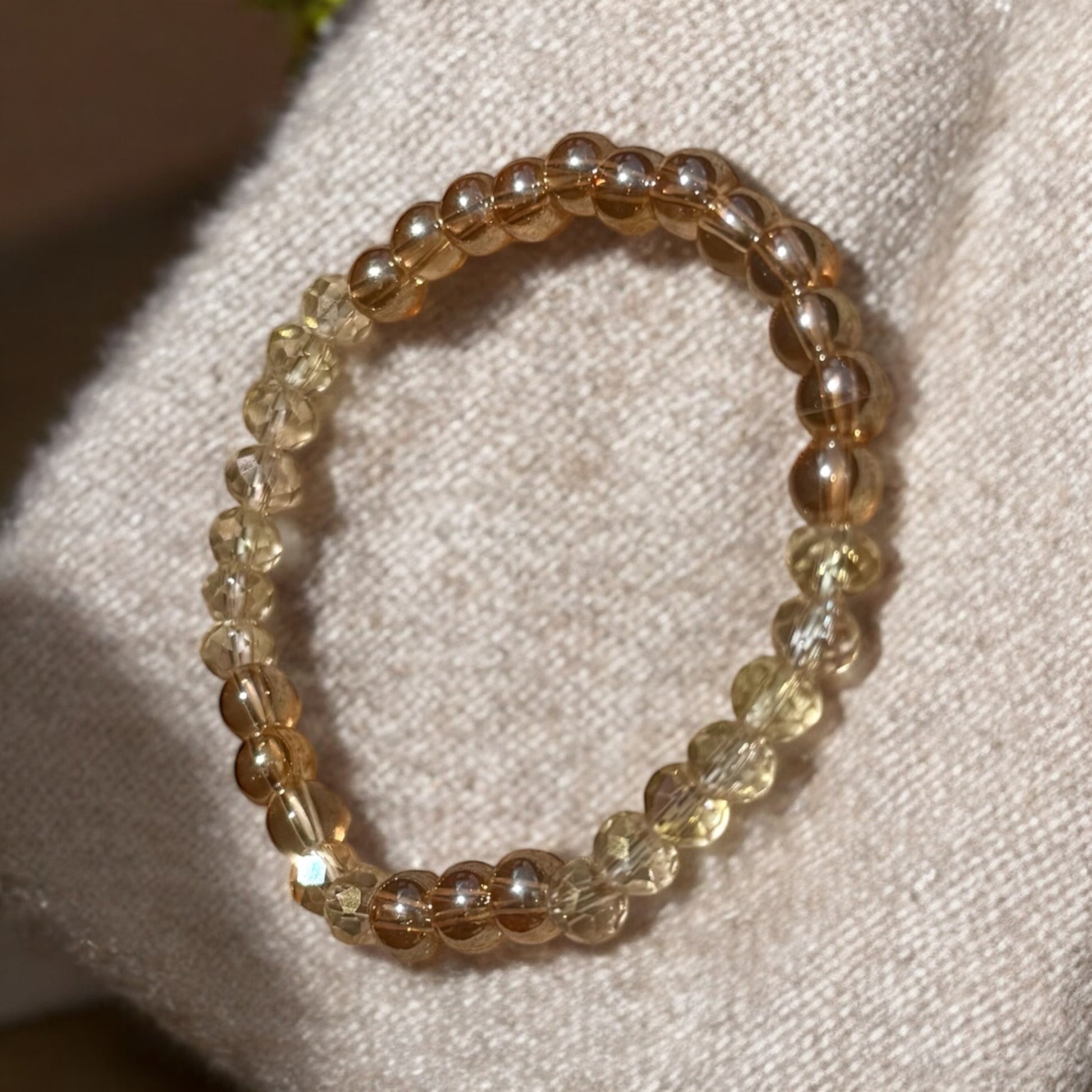Glass beaded bracelet 