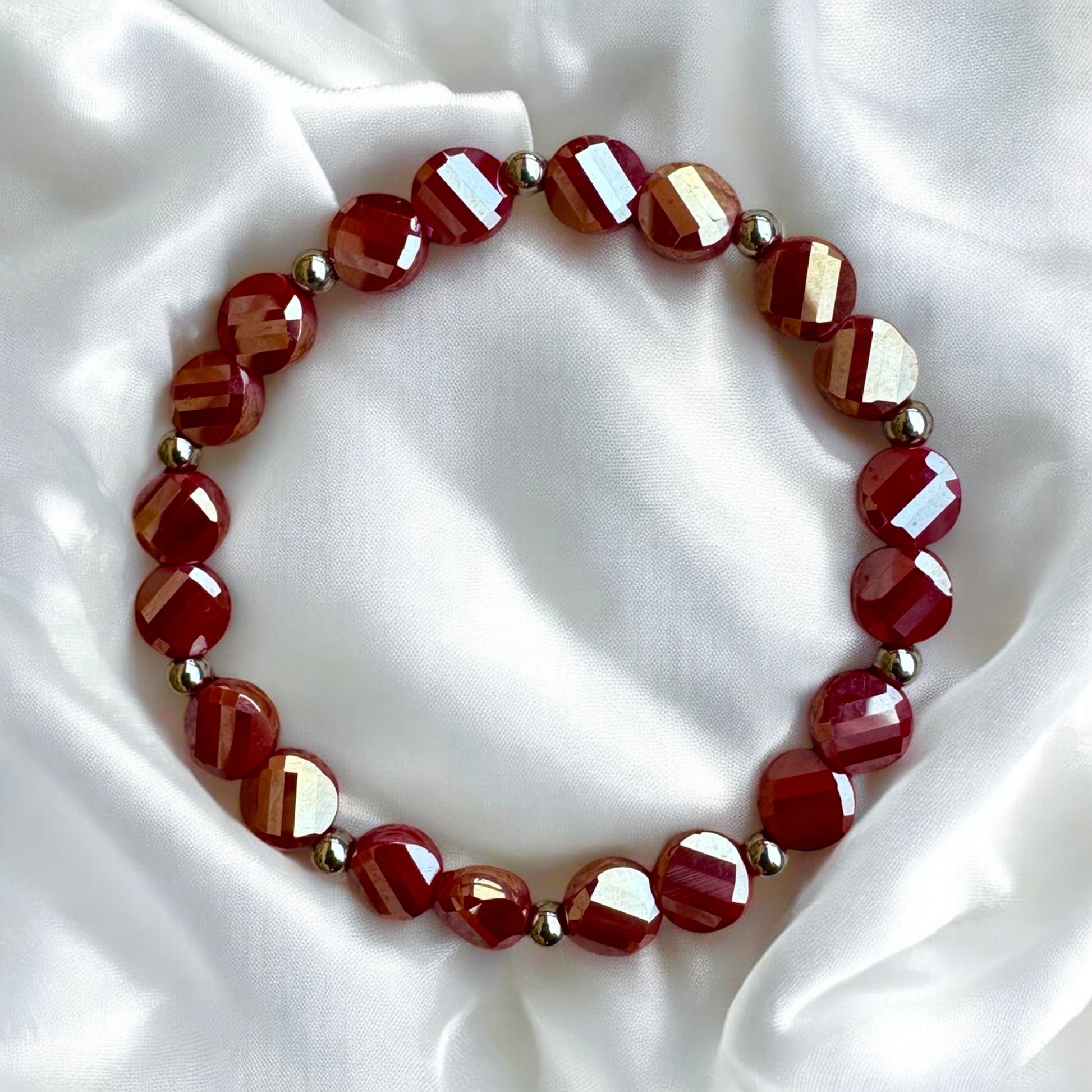 Glass Red Bracelet