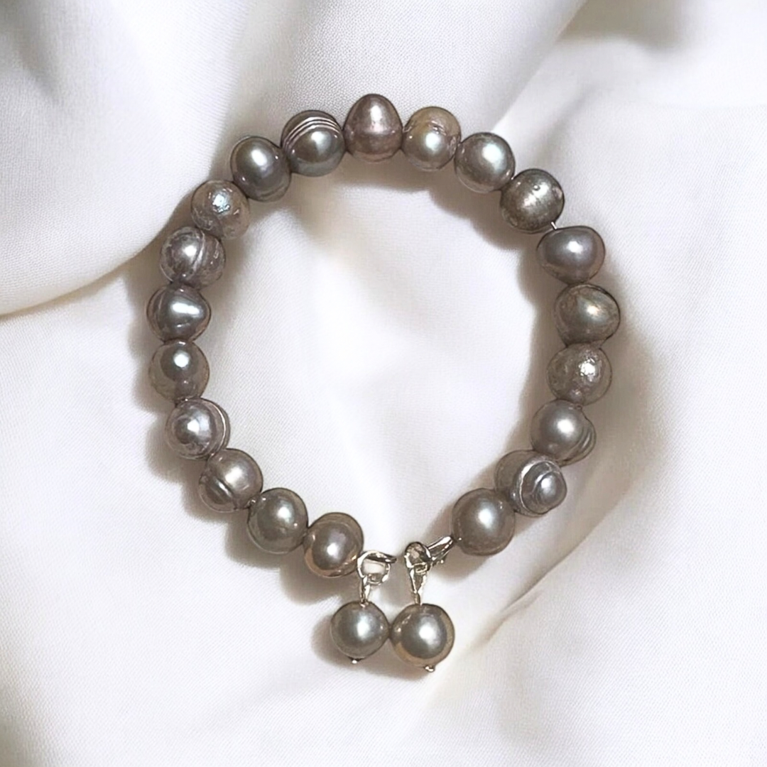 Adjustable Real Pearl Bracelet