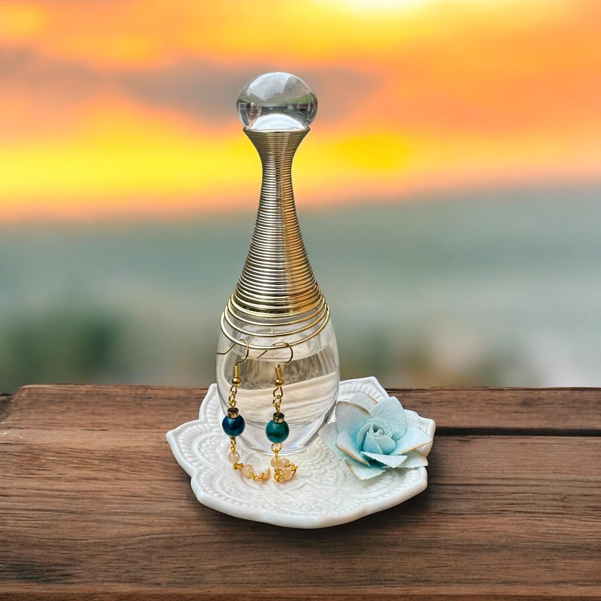 Beach inspired earrings set