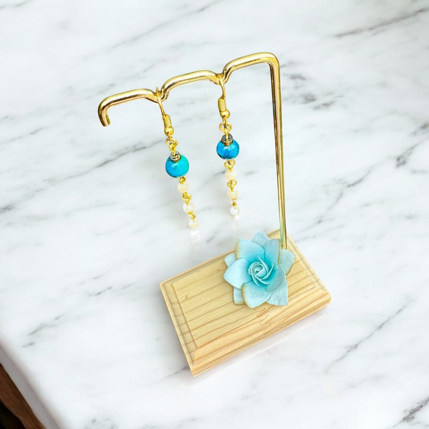 Blue earrings 