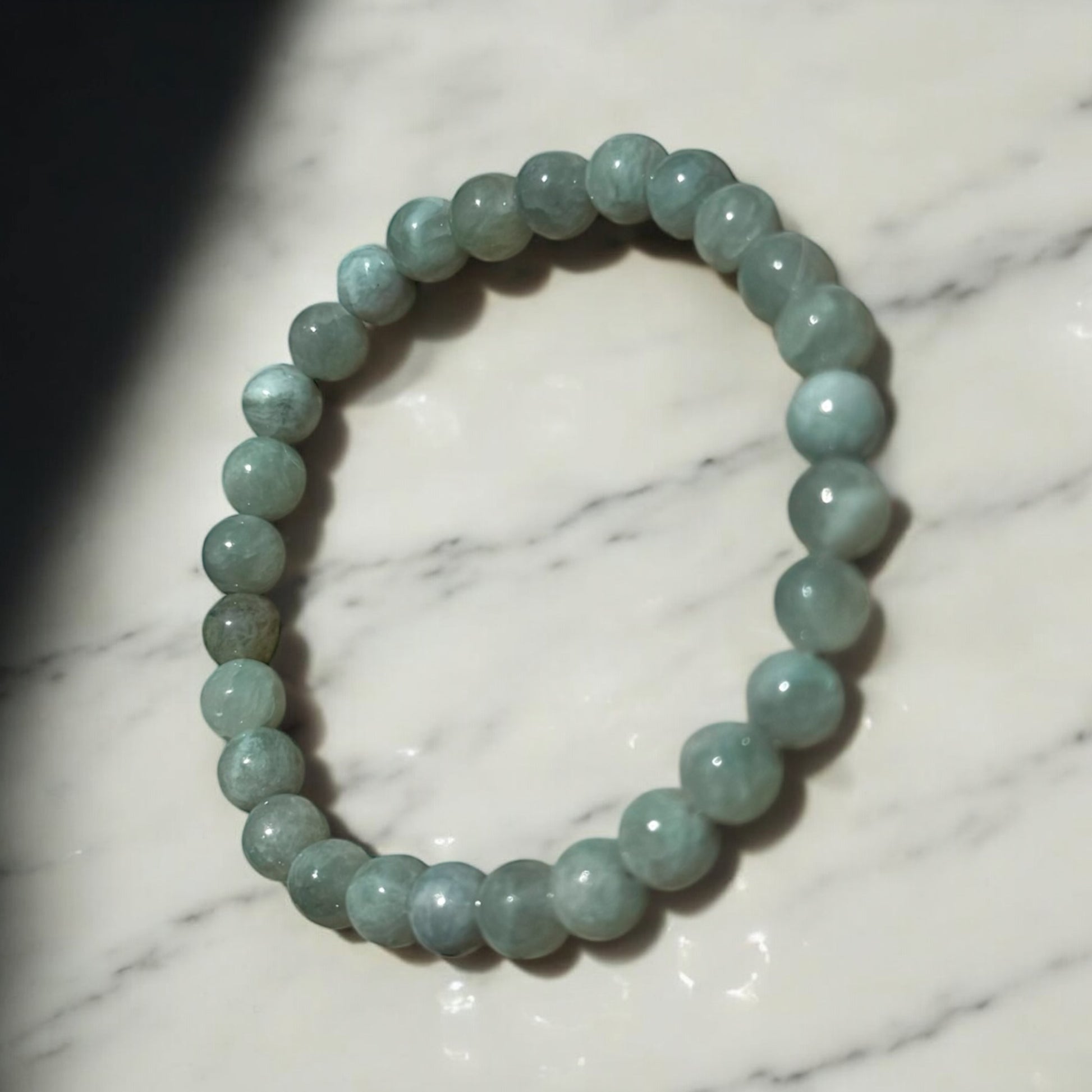 Quartz beaded bracelet